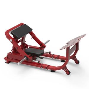 Commercial Steel Plate Loaded Glute Drive Bridge Hip Thrust Exercise Machine