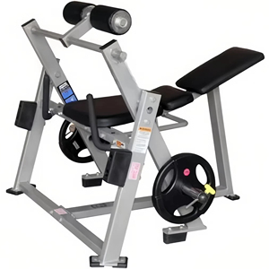 Plate Loaded Sport Machine Fixed Pad Glute Fitness Exercise Equipment